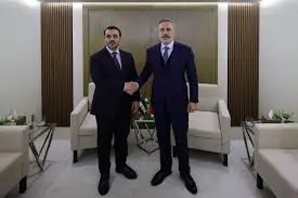 Hakan Fidan bi wezîrê karên derve yê Sûriyê bi Esad Hasan Seybani re hevdîtin kir