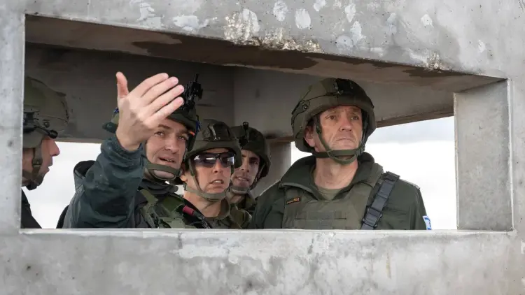 Israil Genelkurmay Baskani Gazze'yi ziyaret etti