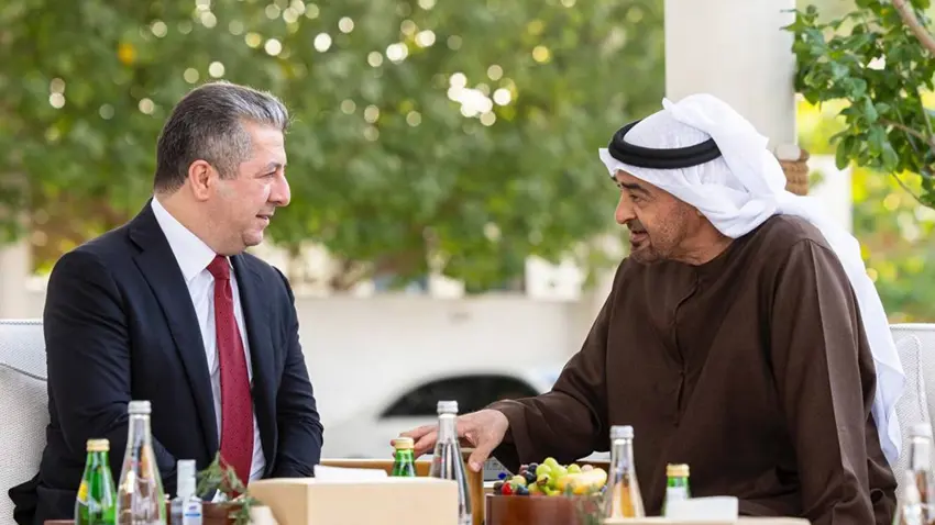 Mesrûr Barzanî û Serokê Îmarata Erebî civiyan: Pir kêfxwesim