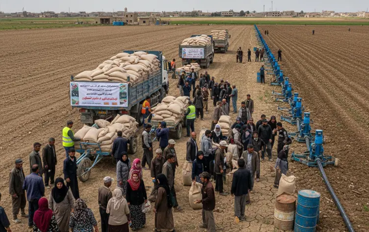 Rojava çiftçilere ucuz buğday tohumu dağıtıyor