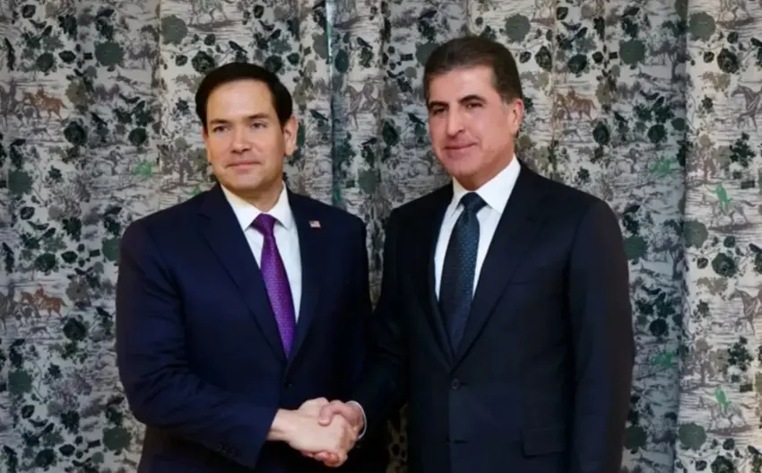 Wezîrê Derve yê Amerîkayê Rubio nameyek ji Nêçîrvan Barzanî re sand