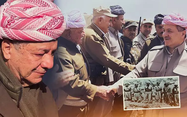 Mesud Barzani, Pesmerge arkadasi Kaniyelinci’nin cenaze törenine katildi
