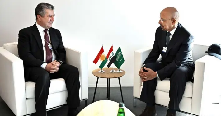 Mesrûr Barzanî li gel Wezîrê Veberhênanê yê Erebistana Siûdî civiya