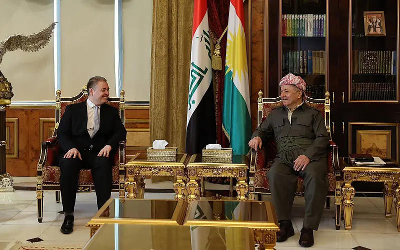 سەرۆك بارزانی پێشوازی لە کونسووڵی گشتی نوێی هەنگاریا لە هەولێر کرد