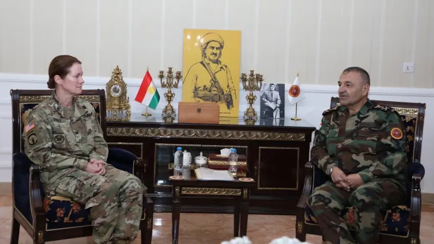 ABD'li askeri yetkili Albay Bagley ve Sihad Barzani görüştü