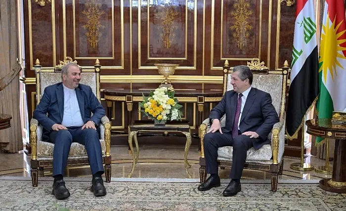 سەرۆکی حکوومەت پێشوازی لە باڵیۆزی کۆماری ئیسلامی ئێران کرد