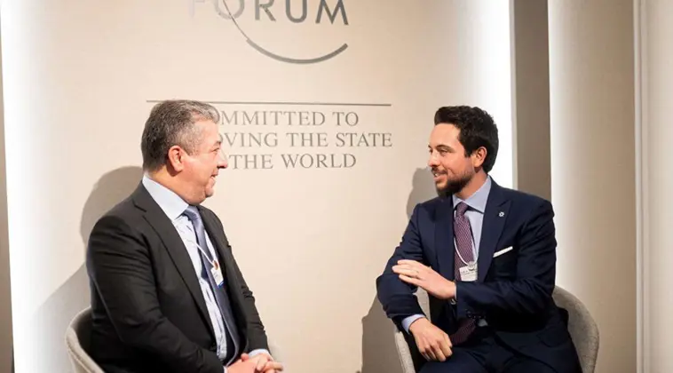 مەسروور بارزانی لەگەڵ شازادەی جانشینی ئوردن کۆبووەوە