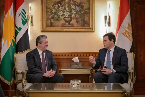 سەرۆکی حکوومەتی هەرێمی کوردستان بە سەردانێکی فەرمی گەیشتە میسر