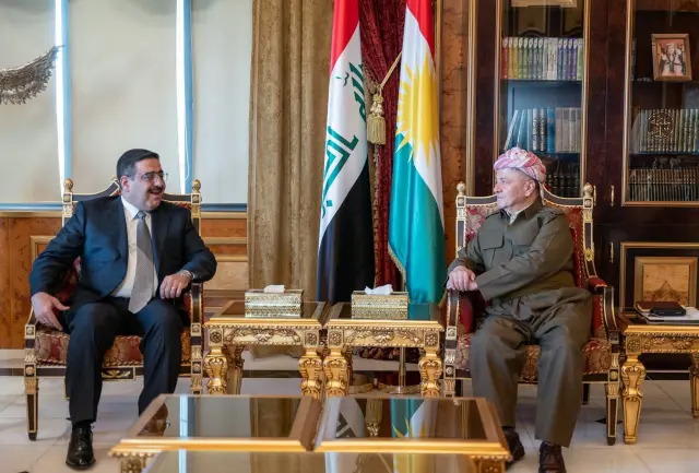 سەرۆك بارزانی پێشوازی لە وەزیری بازرگانی عێراق کرد