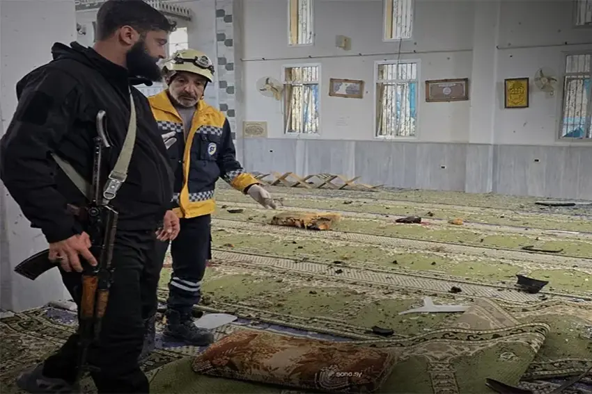 Şamê li ser teqîna li mizgefta Humsê daxuyanî da