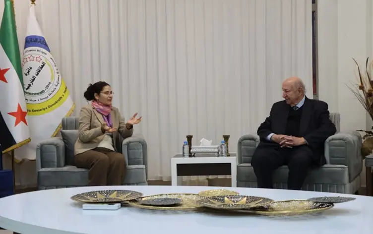 KYB’li siyasetçi Şeyhmus, İlham Ahmed’le görüştü