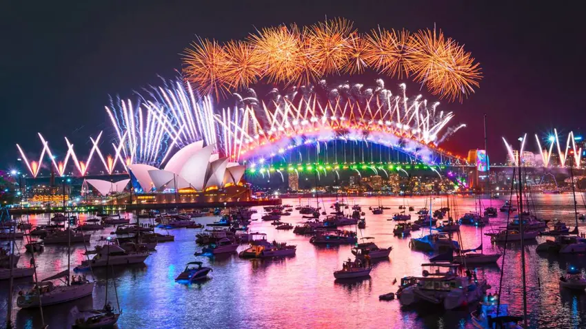 Sydney | Awistralya bi fîşekên hewayî kete sala nû