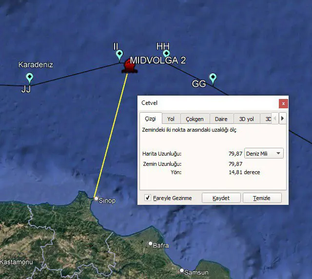 کاربەدەستانی تورکیا : کەشتی تانکەری ڕووسی میدۆلگا-٢ کە ڕۆنی ڕووەکی هەڵگرتبوو لە دەریای ڕەش هێرشی کرایە سەر، داوای یارمەتی نەکراوە