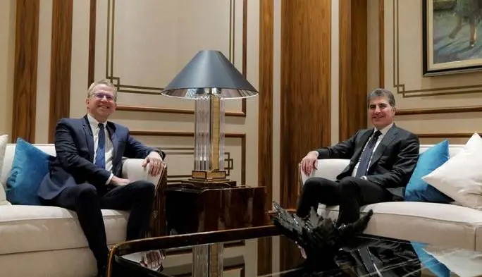 Neçîrvan Barzanî û balyozê Fransayê li ser mesela Kurdên Sûriyê civiyan