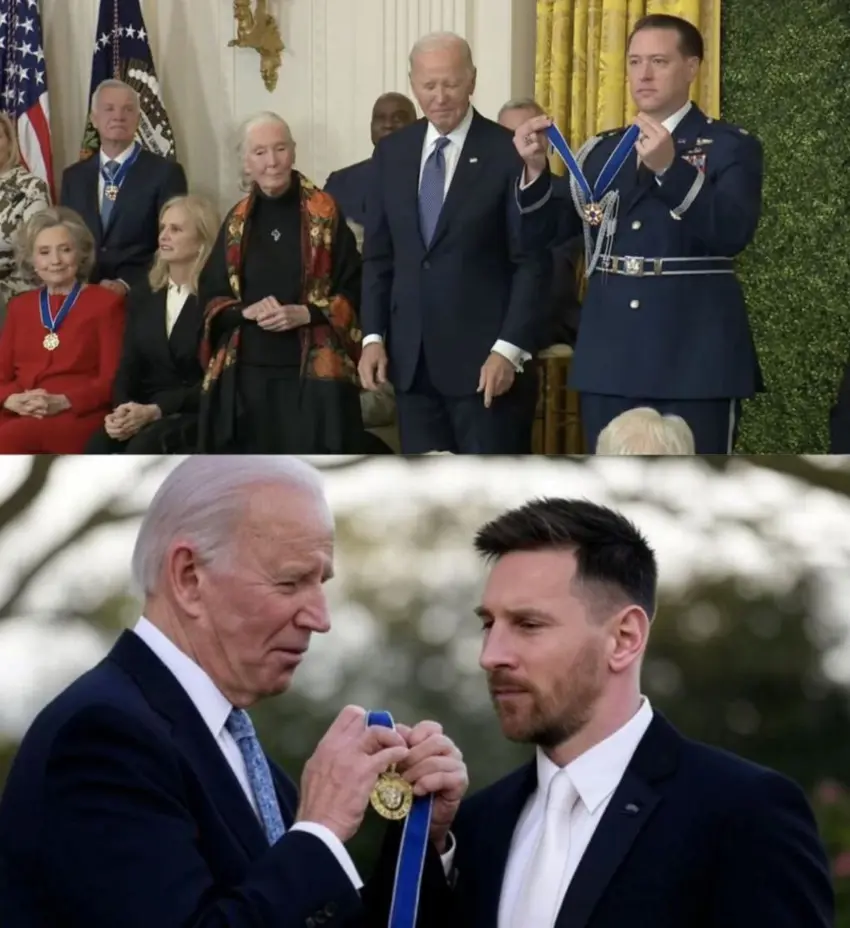 میسی بەرزترین خەڵاتی ڕێزلێنانی مەدەنی ئەمریکای پێ بەخشرا