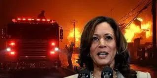 Li Los Angelesê ji ber sewat belav dibe mala Kamala Harris hat valakirin