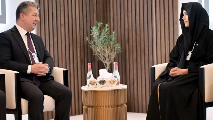 Mesrur Barzani, Dubai Sanat ve Kültür Kurulu Baskani ile görüstü