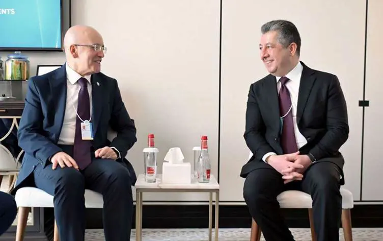 Mesrur Barzani, Türkiye Maliye Bakani ile görüstü