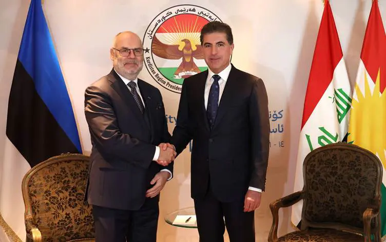 Neçirvan Barzani, Estonya Cumhurbaskani ile bir araya geldi