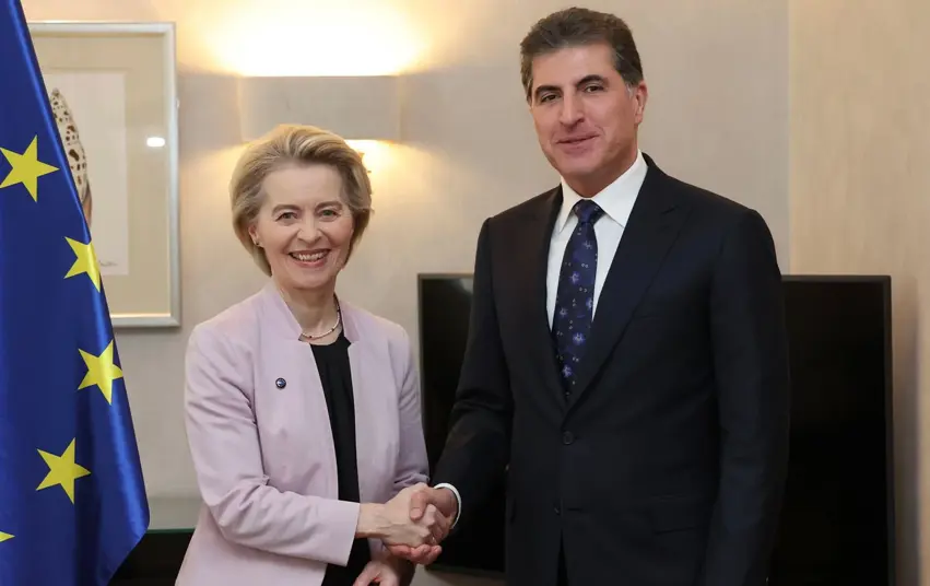 Von der Leyen: Neçirvan Barzani’nin bölge hakkindaki görüsleri çok önemli