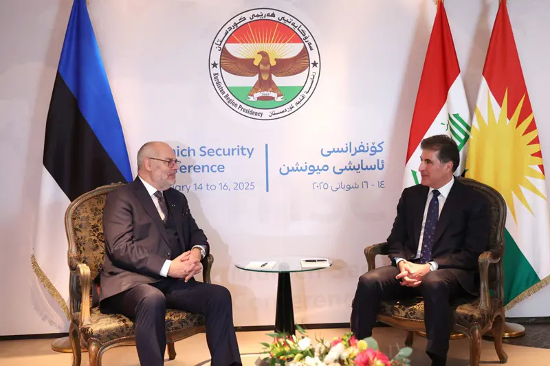 سەرۆکی ھەرێمی کوردستان لەگەڵ سەرۆکی ستۆنیا كۆبووه‌وه‌