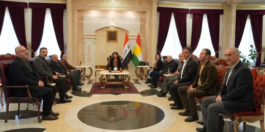 Sanda Îmraliyê ya DEMê gihîst Herêma Kurdistanê