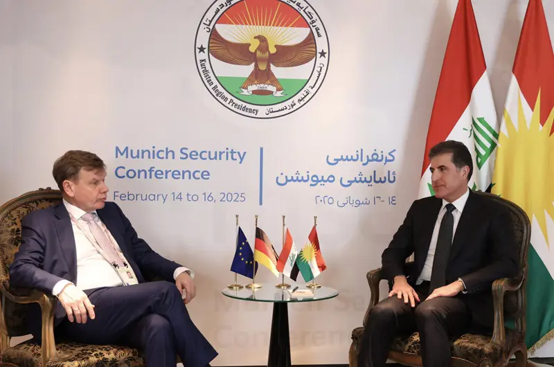 سەرۆکی ھەرێمی کوردستان و شاندێکی پەرلەمانی ئاڵمانیا کۆبوونەوە