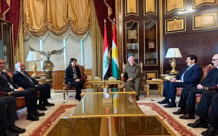 Imrali Heyeti ile görüsen Baskan Barzani: Sürece katki sunmaya hazirim
