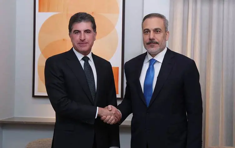 Neçirvan Barzani ile Hakan Fidan Münih’te görüstü