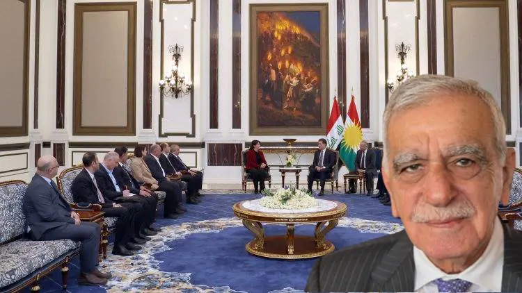 Nêçîrvan Barzanî dema pêswazîya sanda Îmraliyê bi Ahmet Turk re jî axivî