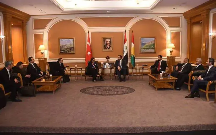 Cîgirê Wezîrê Derve yê Tirkiyê li Hewlêrê: Hinartina petrolê di rojevê de ye