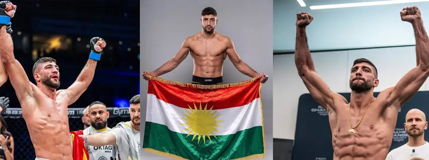 Kürt sporcu 'Bijî Kurd û Kurdistan' sözleriyle Avrupa sampiyonunu devirdi!