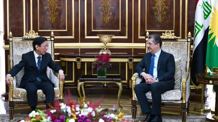 Mesrur Barzani, Japon yetkiliyle ikili iliskileri görüstü