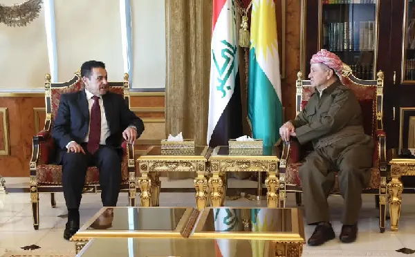 سەرۆك بارزانی پێشوازی لە ڕاوێژكاری ئاسایشی نیشتیمانی عێراق کرد