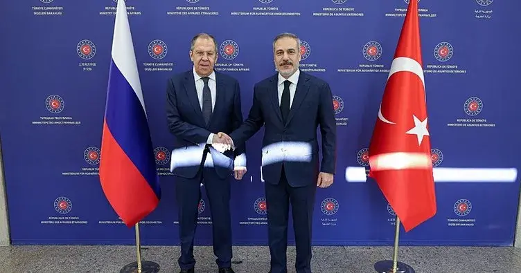 Lavrov ve Fidan'dan ortak basin toplantisi