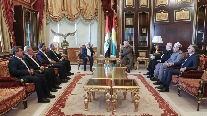 Erbil | Baskan Mesud Barzani, HÜDA PAR heyetini kabul etti