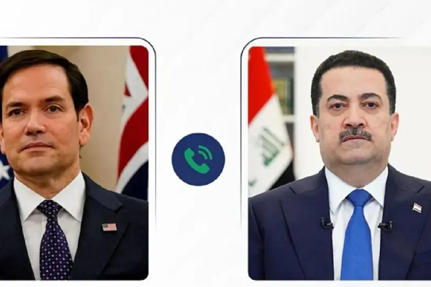 وەزیری دەرەوەی ئەمریکا و سەرۆکوەزیرانی عێراق جەخت لەسەر کەم کردنەوەی نفووزی کۆماری ئیسلامی دەکەنەوە