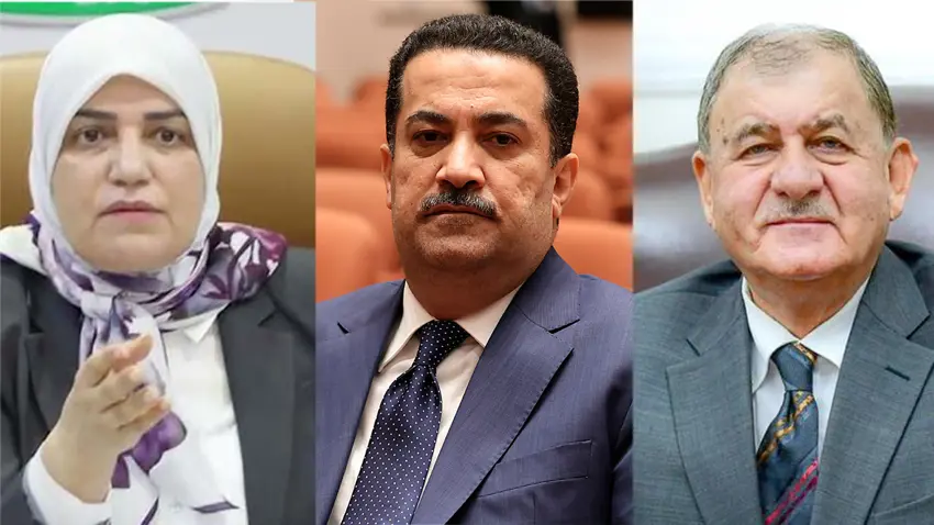 Irak Cumhurbaskani'ndan, Sudani ve Maliye Bakani'na dava