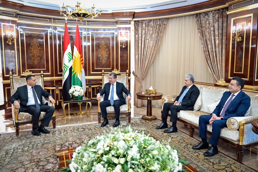 Mesrur Barzani ve Irak Istihbarat Servisi Baskani'ndan koordinasyon vurgusu