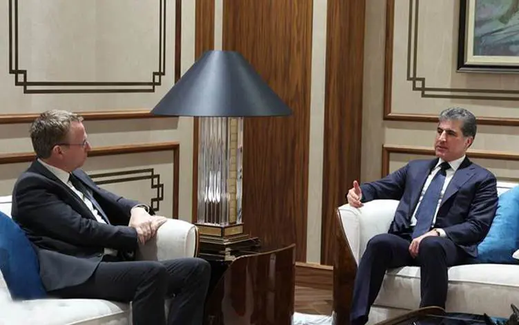 Neçirvan Barzani, Fransa Büyükelçisi ile görüstü