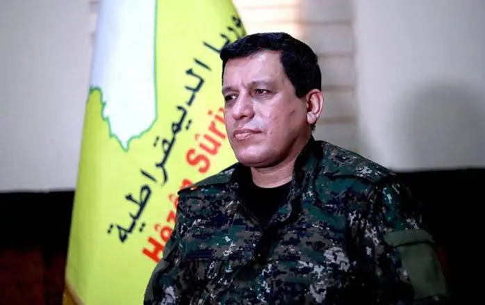 Mazlum Abdi, Sam heyetiyle bir araya geldi