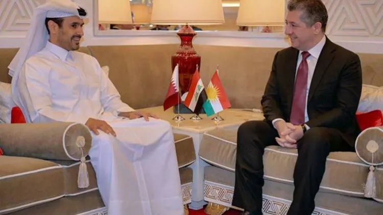 Basbakan Barzani, Doha’da Katar Enerji Bakani ile bir araya geldi bir araya geldi