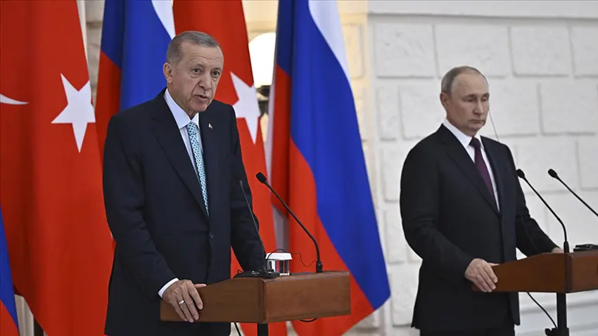 Erdogan ve Putin görüsmesinde dikkat ‘DSG’ mesaji