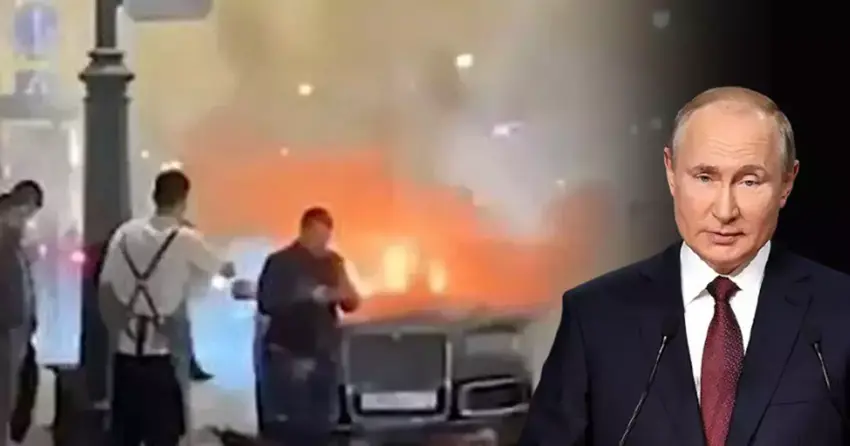 Zelensky 'Yakinda ölecek' demisti! Putin’e ait limuzin patladi!