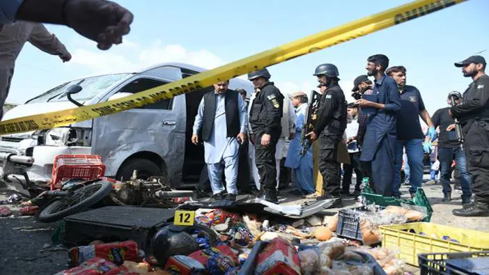 Li Pakistanê êrîsa bombeyî pêk hat: 15 kustî û 25 birîndar hene