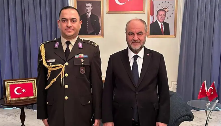 Nûnerê leskerî yê Tirkiyê li Samê dest bi kar kir