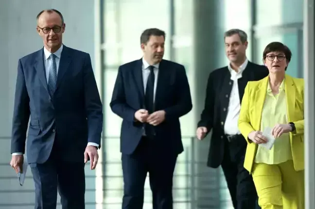 Partiyên Almanya di hevdîtinên bo koalîsyonê de li hev kirin