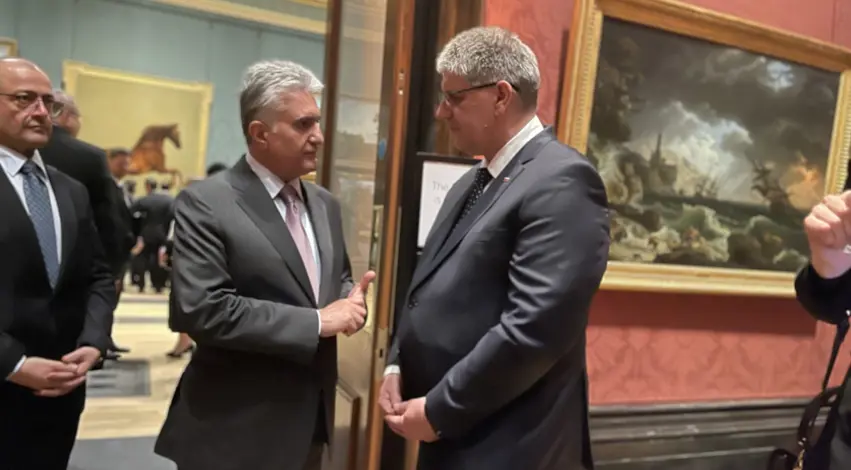 Wezîrê karên navxwe yê Herêma Kurdistanê Rêber Ahmed li Îngîltere temsîla Kurdistanê dike