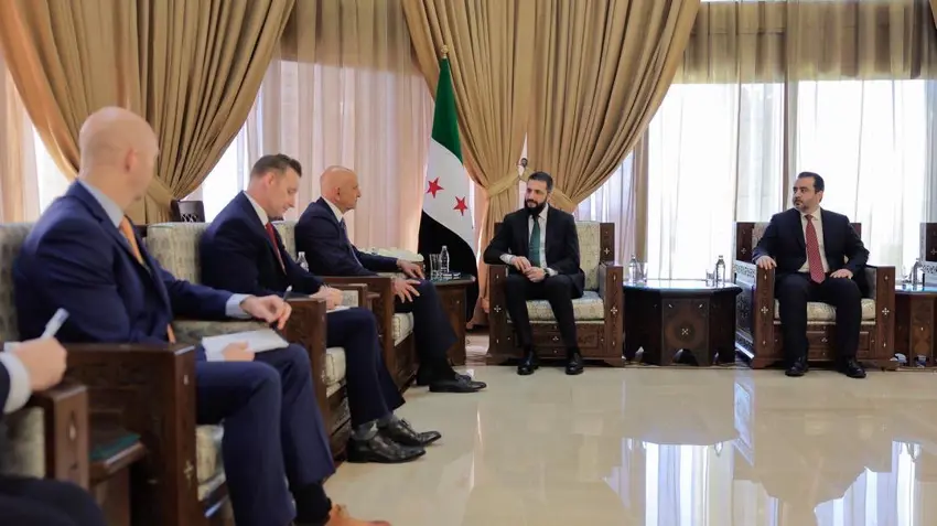 Nûnerê Amerîkayê Barrack bi Ahmed Şara û rêvebiriya wî re, li Şamê civiya