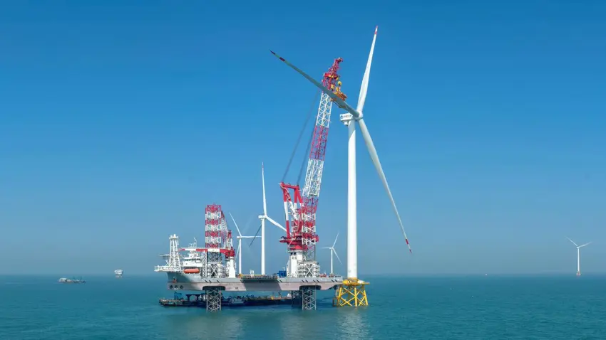 ​​​​​​​ژمارەیەکی پێوانەیی نوێ : چین یەکەم تۆرباینێکی بای دەریایی بە توانای ٢٠ مێگاوات لە جیهان دا دادەنێت